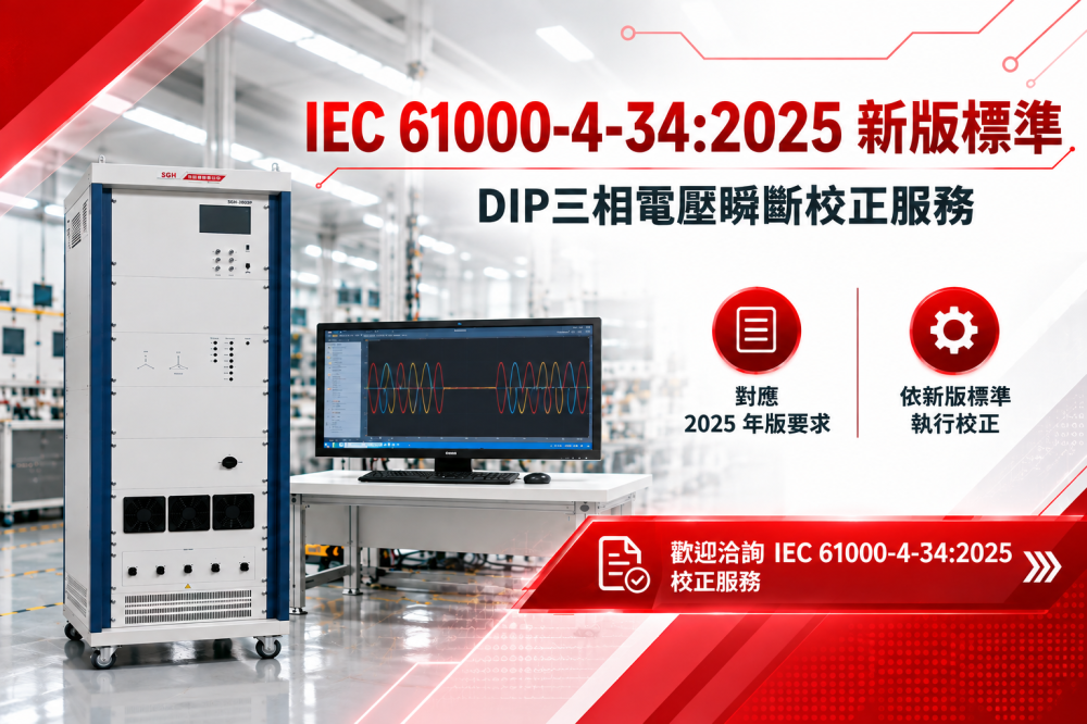 IEC 61000-4-34:2025 校正